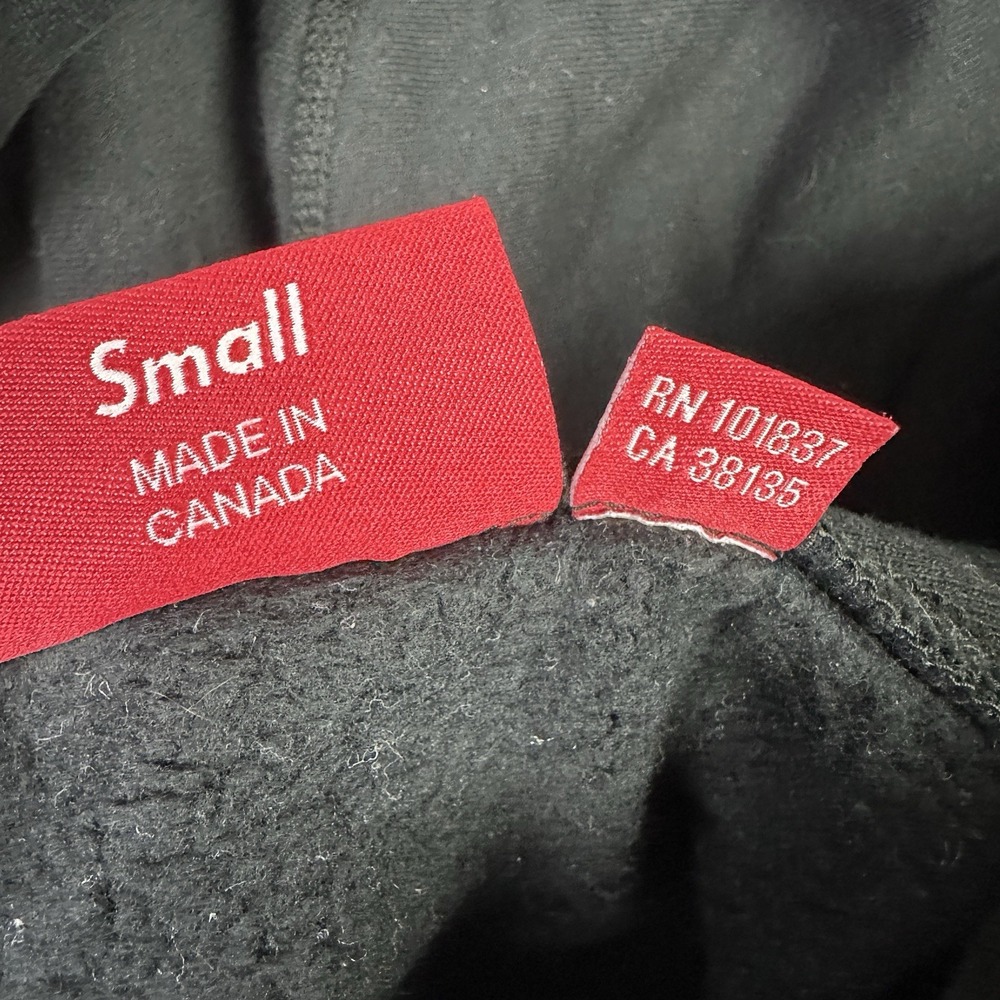 SUPREME Hoodie Mens Small Black World Is Yours Sweatshirt Logo Embroidered READ - Picture 8 of 11